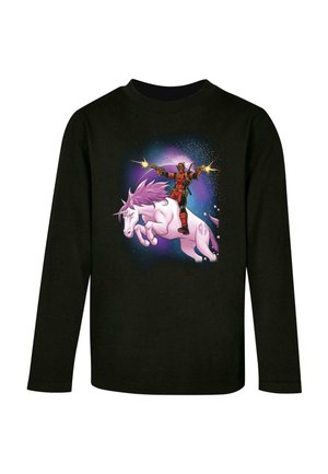 DEADPOOL - SPACE UNICORN  - Top s dlhým rukávom - black