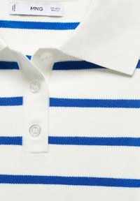 Mango Langarmshirt - neon blue