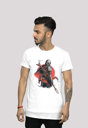 STAR WARS THE MANDALORIAN BLASTER RIFLES  - Print T-shirt - white