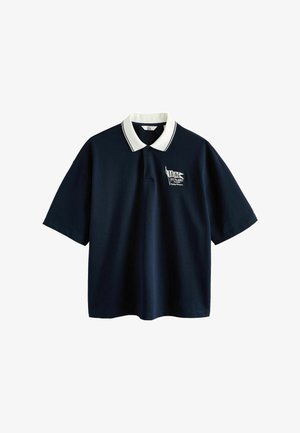 Next, EDIT CONTRAST COLLAR - Poloshirt - navy blue