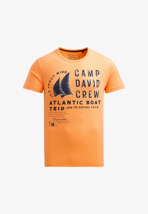 Camp David, MIT LABEL PRINT - T-shirt con stampa - sunrise neon