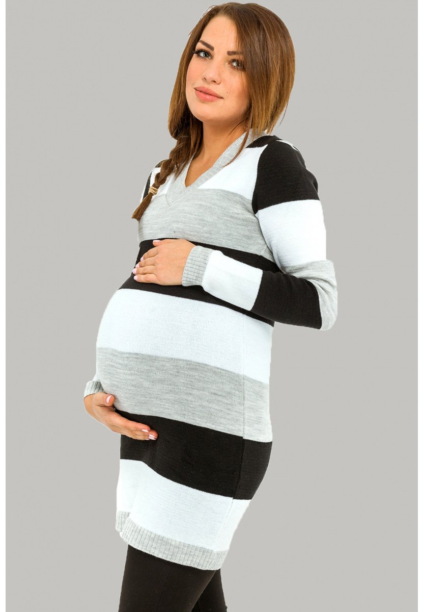 Happy Mama STRETCHY WARM STRIPES 