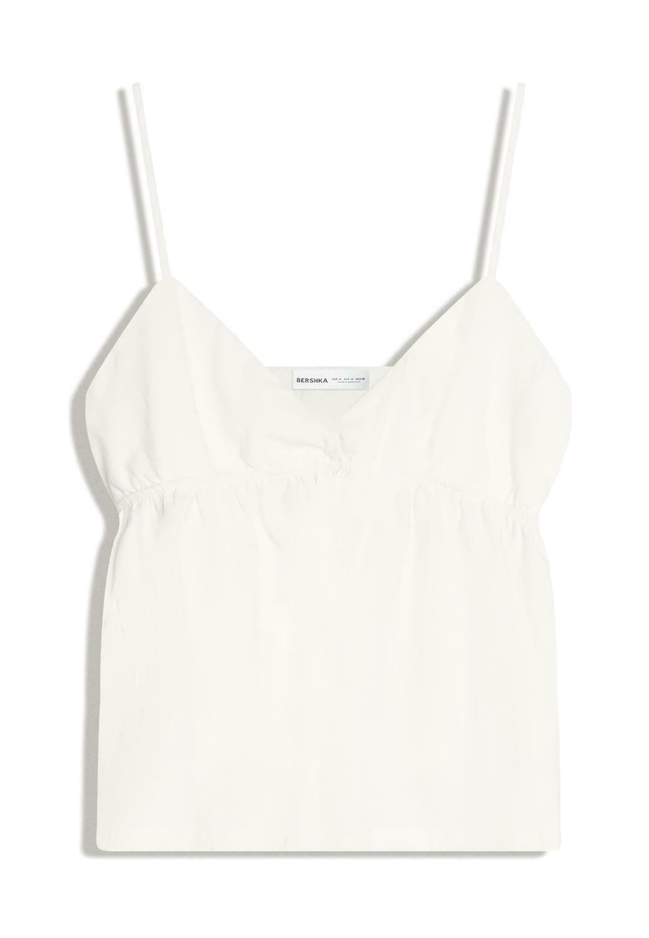 Strappy ruffled top