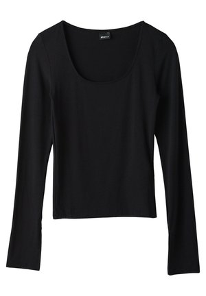 Gina Tricot SOFT TOUCH - Camiseta de manga larga - black