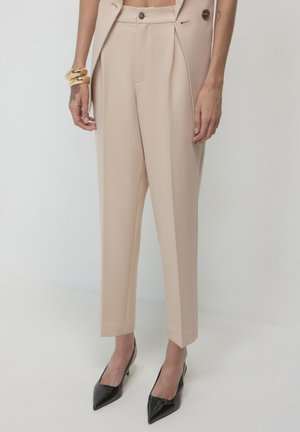Calliope TINTA UNITA - Trousers - beige medio