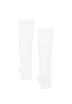 Guanti mezze dita - white