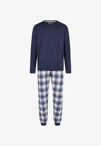 Niet geselecteerd, dunkelblau kariert