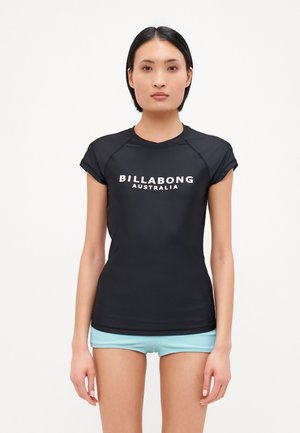 SOCIETY SHORT SLEEVE SUNSHIRT - Bikinitop - black
