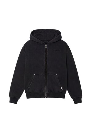 Colucci, WASHED IKARUS ZIP HOODIE - Zip-up sweatshirt - black