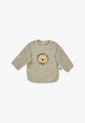 Sterntaler ÄRMEL LÖWE LEO - Lätzchen - steingrau