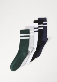 Unselected, off-white/green/blue