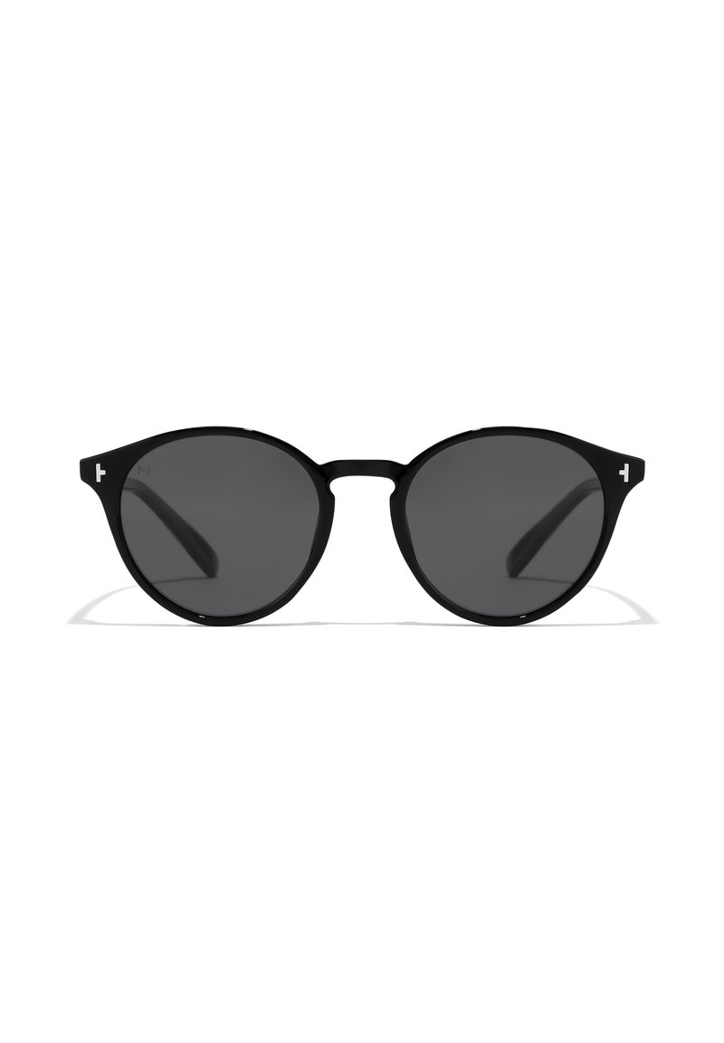 Hawkers Unisex Resort Sunglasses - Black Frame, Grey Lenses, 52mm, Acetate & Plastic