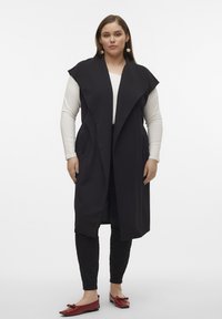 Vero Moda Curve - VMCALLISON WAISTCOAT - Liemenė - black Miniatiūros vaizdas 1