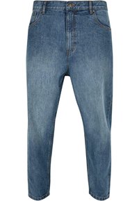 Urban Classics CROPPED TAPERED  - Jeans Tapered Fit - middeepblue
