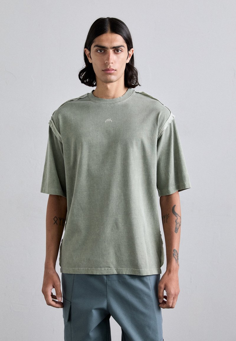 A-COLD-WALL* FACADE - Print T-shirt - grey-green/olive grey