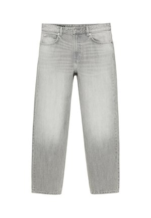 PULL&BEAR, STRAIGHT-FIT DENIM TROUSERS - DENIM TROUSERS - Jeans a sigaretta - dark grey