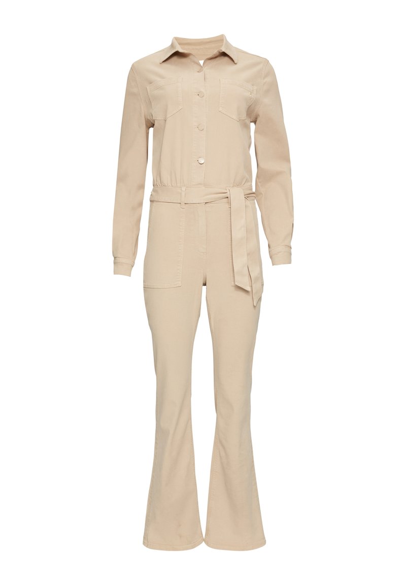 comma casual identity Jumpsuit zandkleur comma casual identity Jumpsuit zandkleur