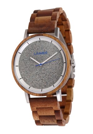 LAIMER QUARZ HOLZUHR - ANALOGE ARMBANDUHR LUDWIG - Watch - brown