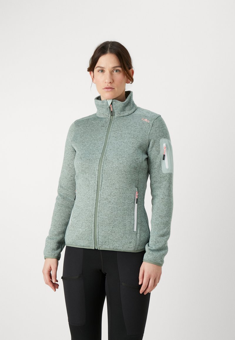 CMP Fleece-Jacke Girl in Strick-Optik b.jewels/asphalt kaufen