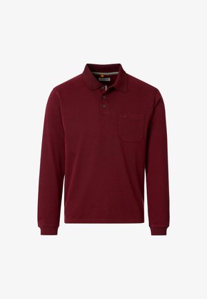 Redmond, REDMOND - HERREN POLO-SHIRT LANGARM (262880700) - Poloshirts - rot
