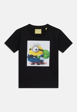 Guess, TODDLER KIDS GJ X MINIONS PHOTO REAL TEE_MI UNISEX - T-shirt imprimé - jet black