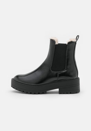 ONLY SHOES Bottines à plateau - black