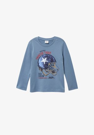MIT PRINT UND WENDEPAILLETTEN - T-shirt à manches longues - hellblau