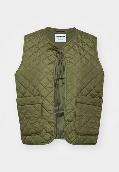 NMIRIS QUILTED BOW VEST - Veste sans manches - kalamata