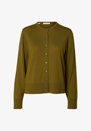 Selected, SLFTHEA CARDIGAN - Cardigan - fir green