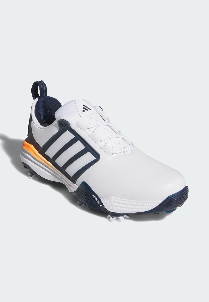 adidas Golf ADIPOWER 26 - Golf shoes - cloud white collegiate navy lucid  orange/white - Zalando