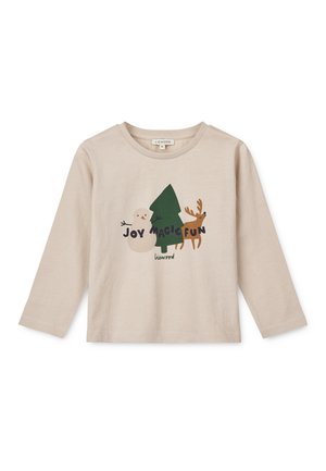 APIA PLACEMENT LONGSLEEVE UNISEX - T-shirt imprimé - sandy
