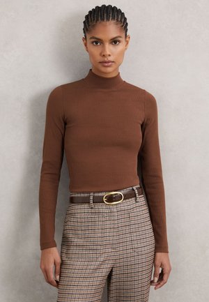 Reiss REGULAR FIT - POLLY T-SHIRT . - Langærmet T-shirt - brown