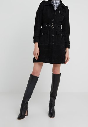 Leren jas - black