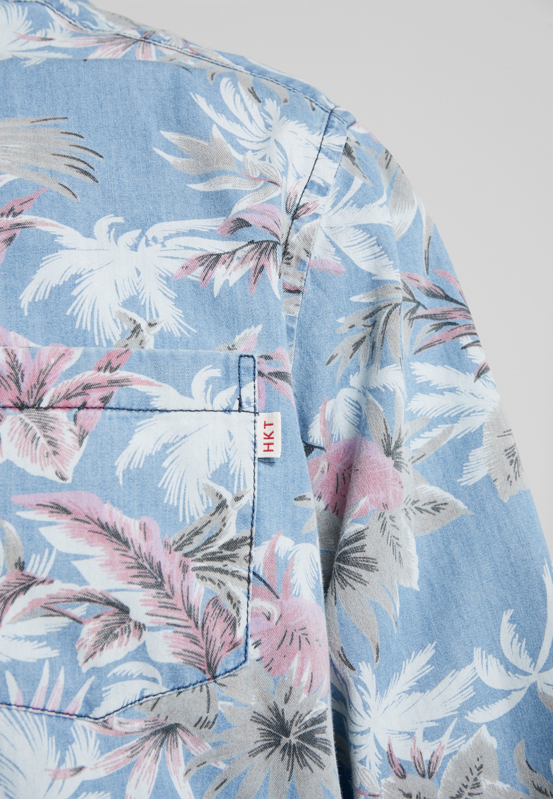 HKT by Hackett CHAM PALM TREE Skjorte chambray Zalando.no HKT by Hackett CHAM PALM TREE - Skjorte - chambray