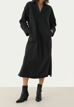 Robe en jean - black denim