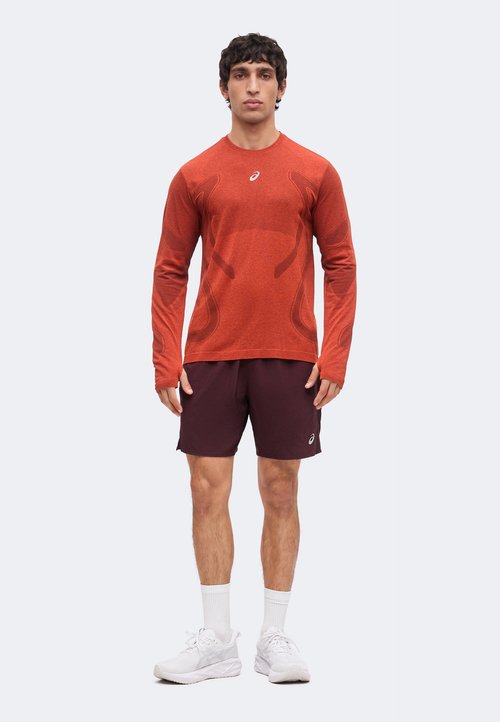 ASICS ROAD SEAMLESS - Long sleeved top - singed red — foto 2