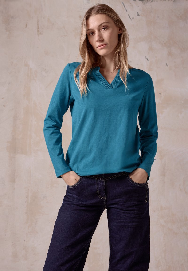 Cecil Langarmshirt - blau