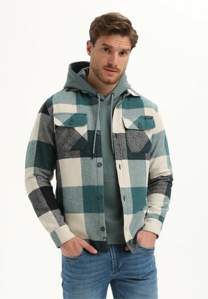 Overhemd - teal blue