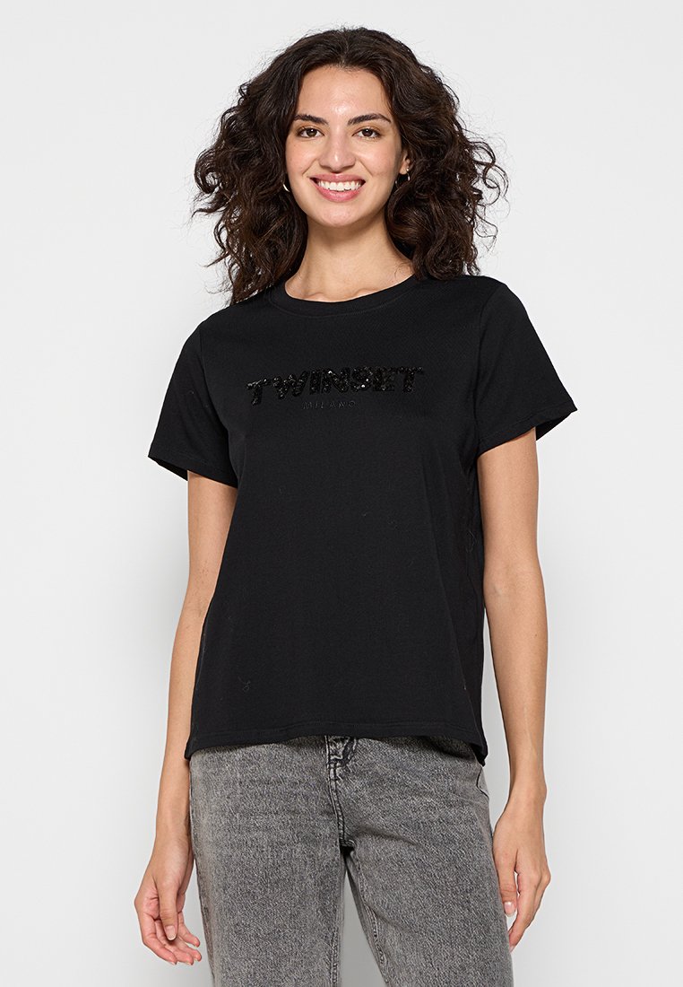 TWINSET T-shirt print zwart TWINSET T-shirt print zwart