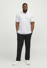 Jack & Jones PLUS SIZE GEDRUCKT  - Polo krekls - white