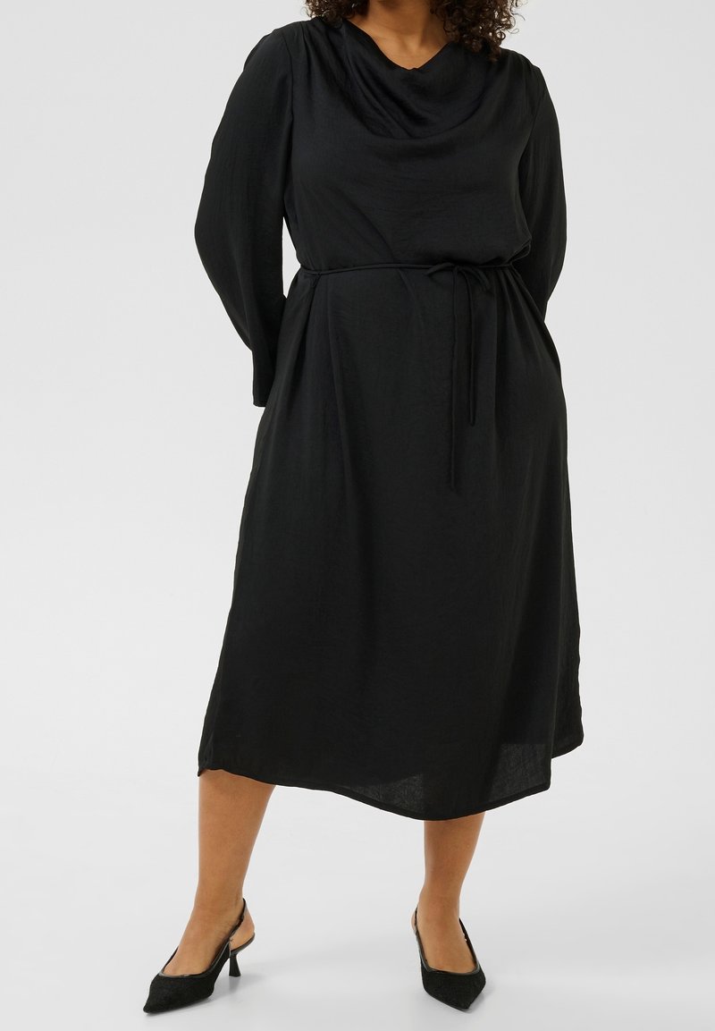 Kaffe Curve Vapaa-ajan mekko - mottled black