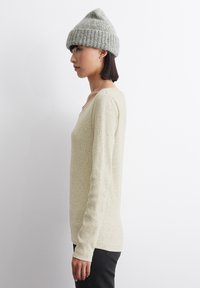Marc O'Polo DENIM CREWNECK - Top dugih rukava - white blush