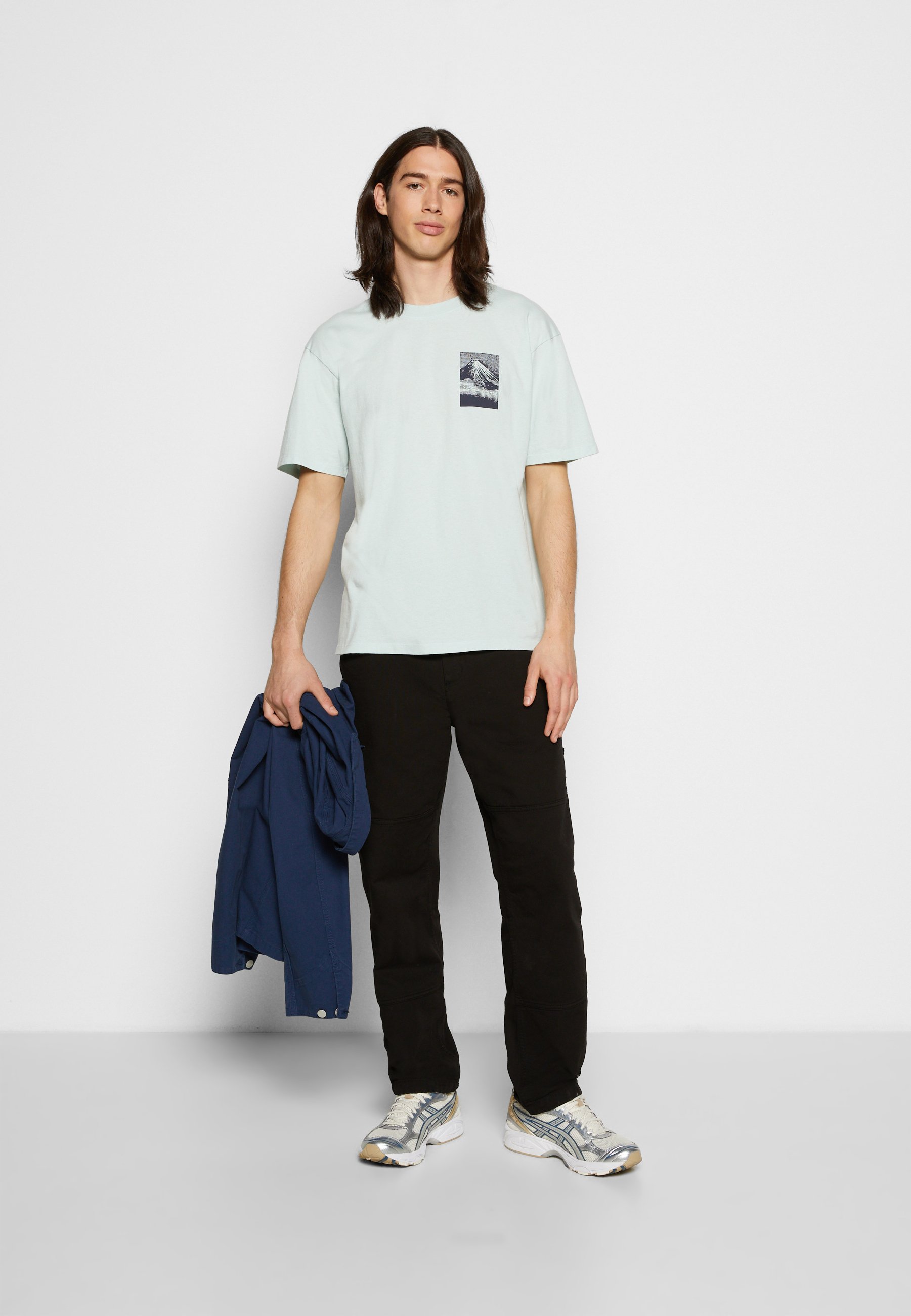 Edwin FROM MT FUJI UNISEX - Print T-shirt - starlight blue/light