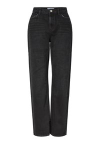 PCKATE STRAIGHT  - Relaxed fit jeans - black denim