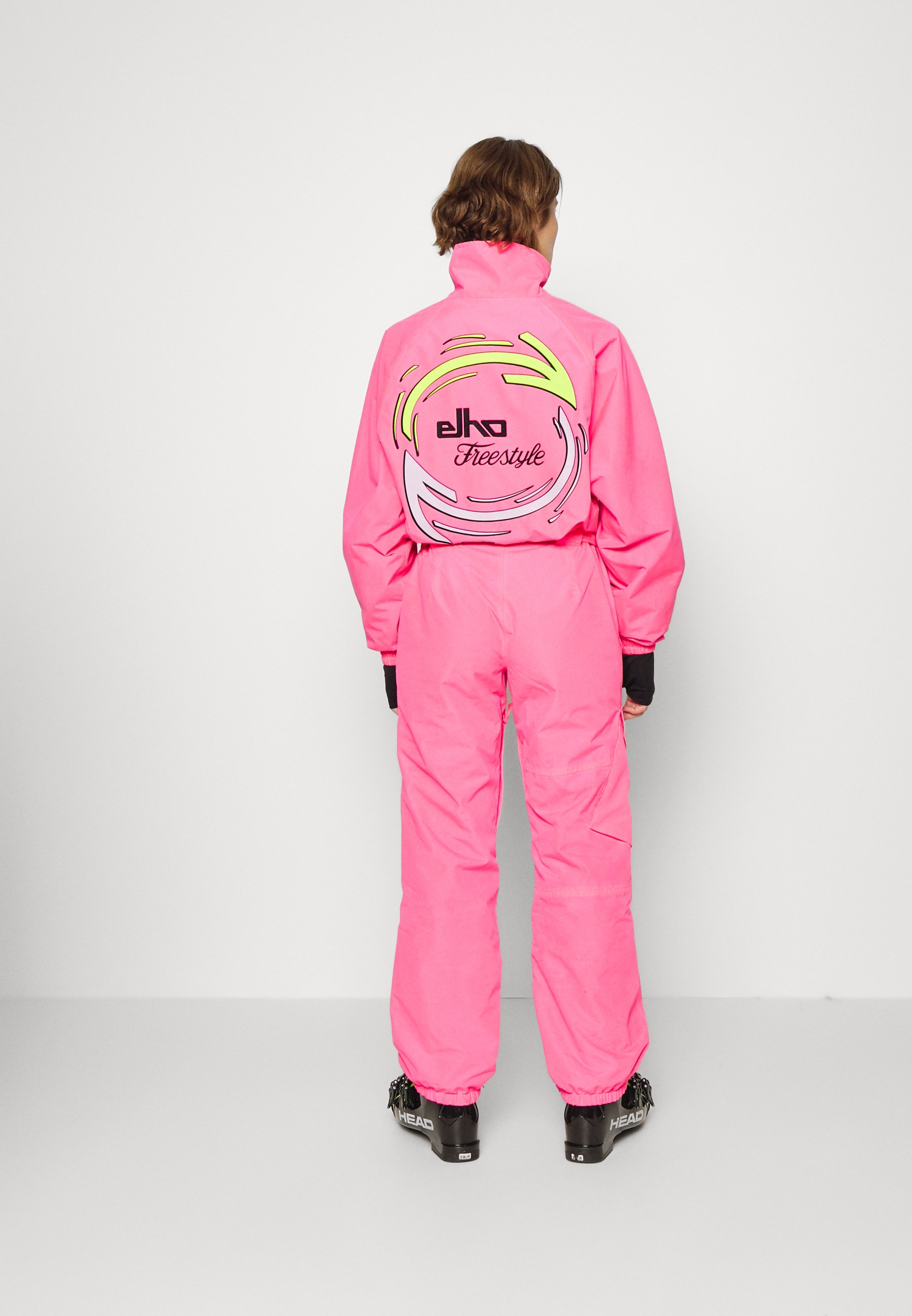 SKI OVERALL - Snow pants - neon pink 