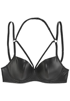LASCANA MOLD FOAM BRA - Krūšturis ar stīpiņu - black