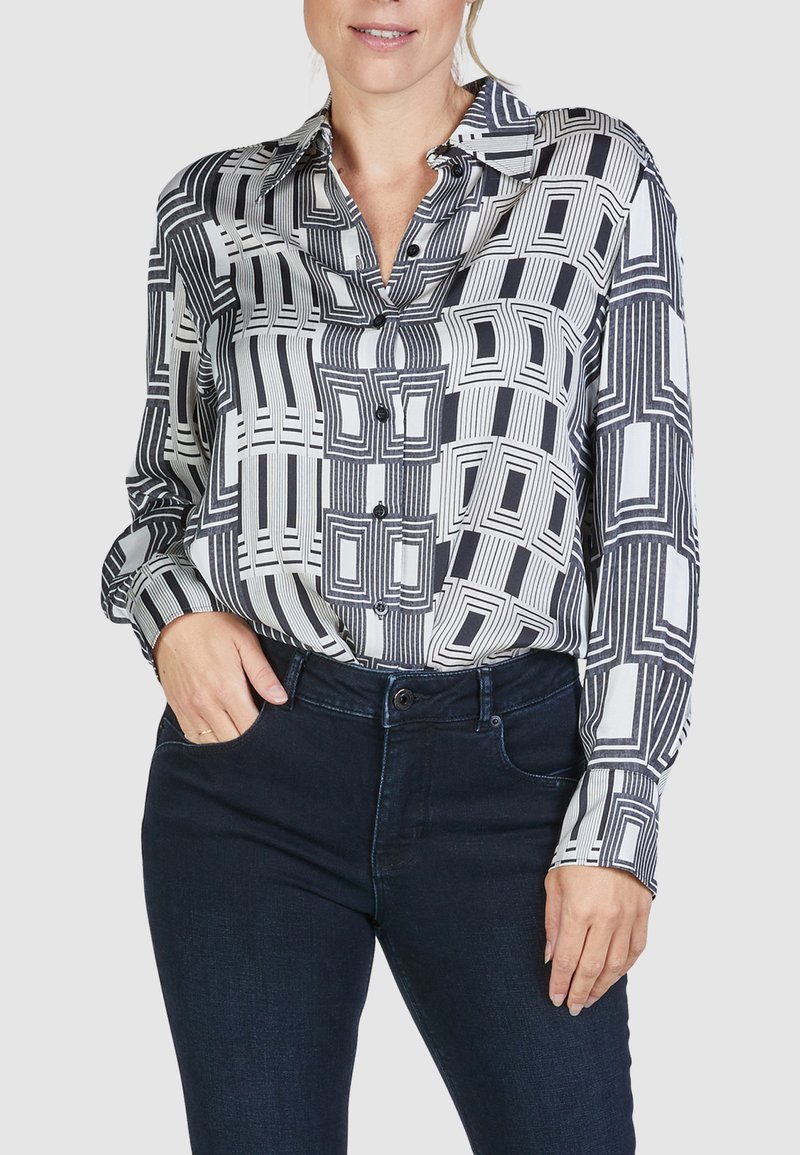 Marc Aurel Hemdbluse - offwhite varied