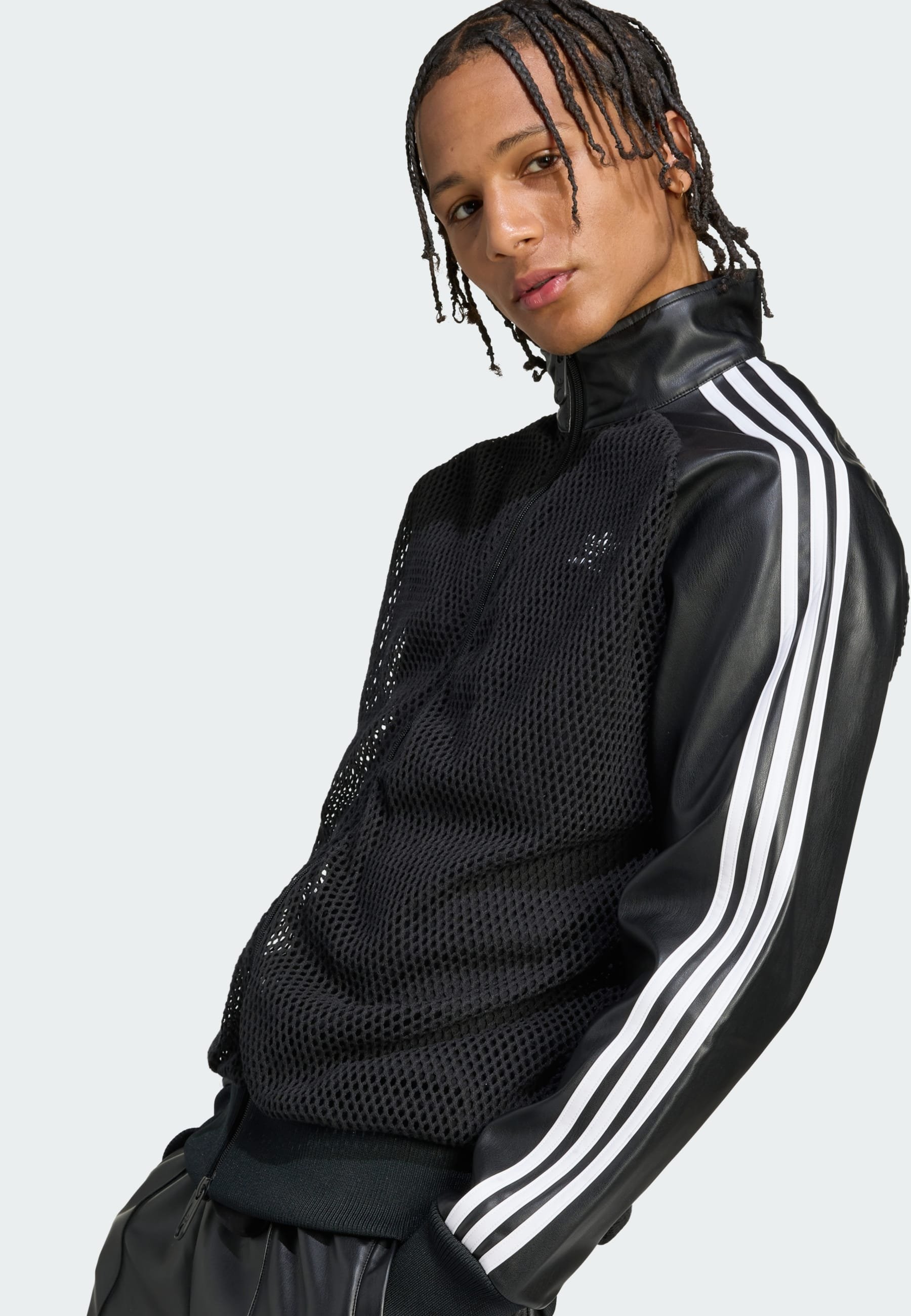 adidas × JEREMY SCOTT Zip パーカー ブラック L adidas Originals JEREMY SCOTT TRACK TOP - Zip-up sweatshirt