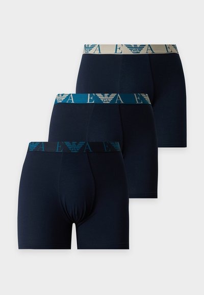 Emporio Armani 3 PACK - Boxers - blu