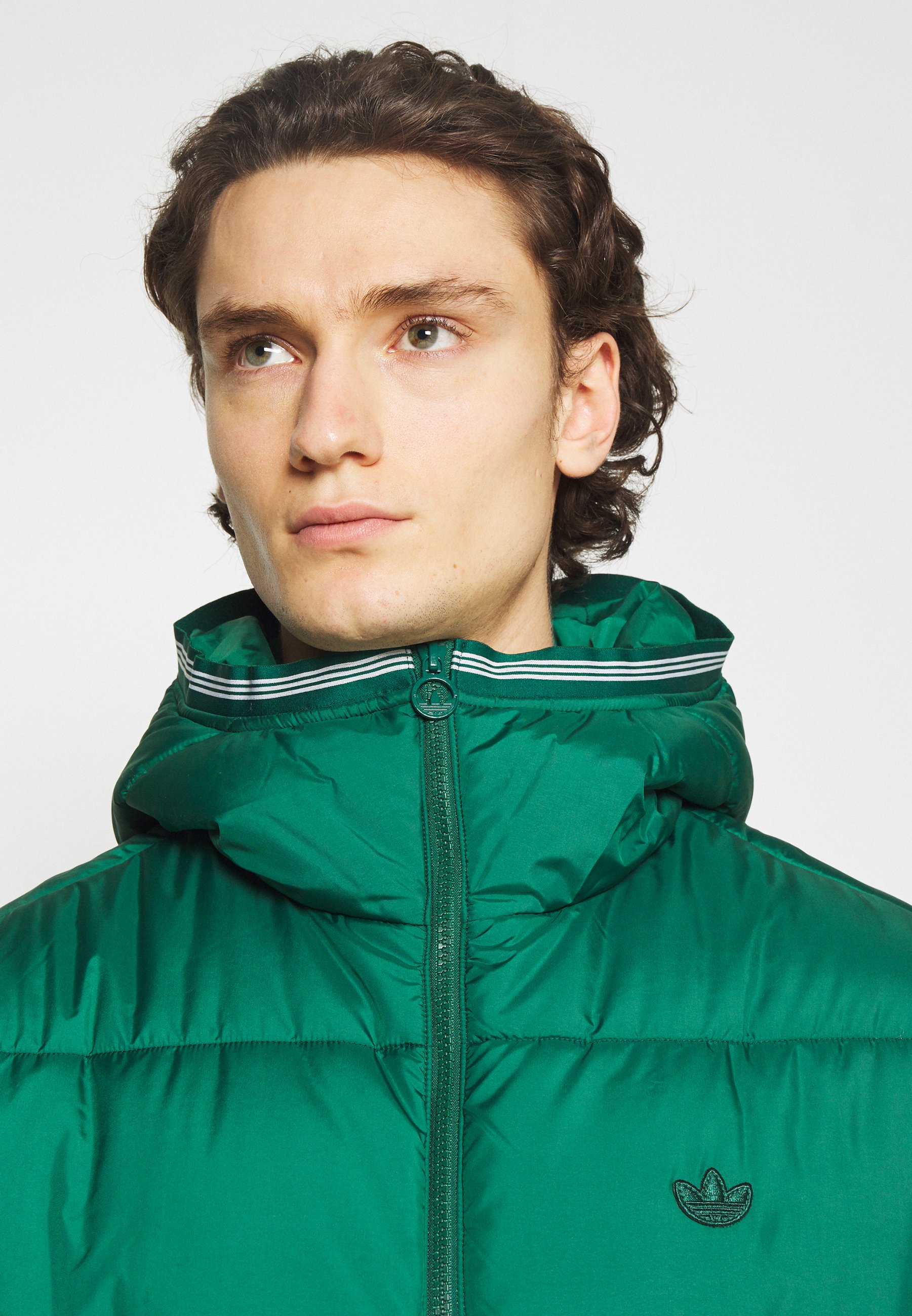 adidas green parka